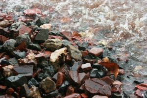 50014303 - heavy rain on gravel